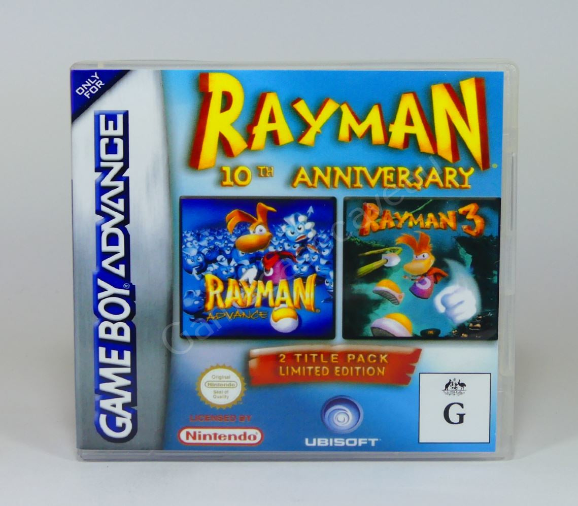 Rayman 10th Anniversary - GBA Replacement Case