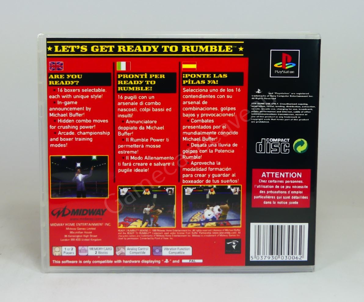 Ready 2 Rumble Boxing - PS1 Replacement Case