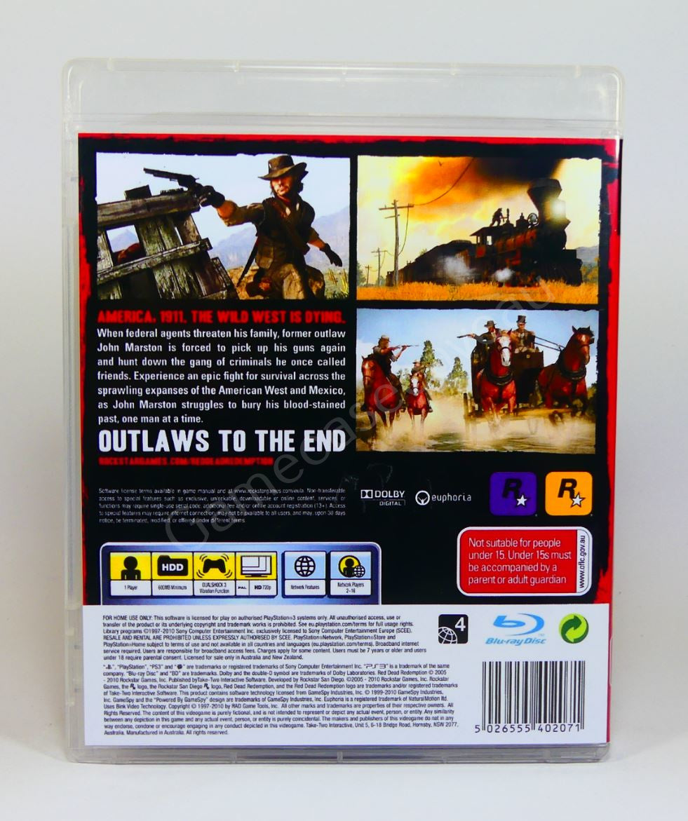 Red Dead Redemption - PS3 Replacement Case