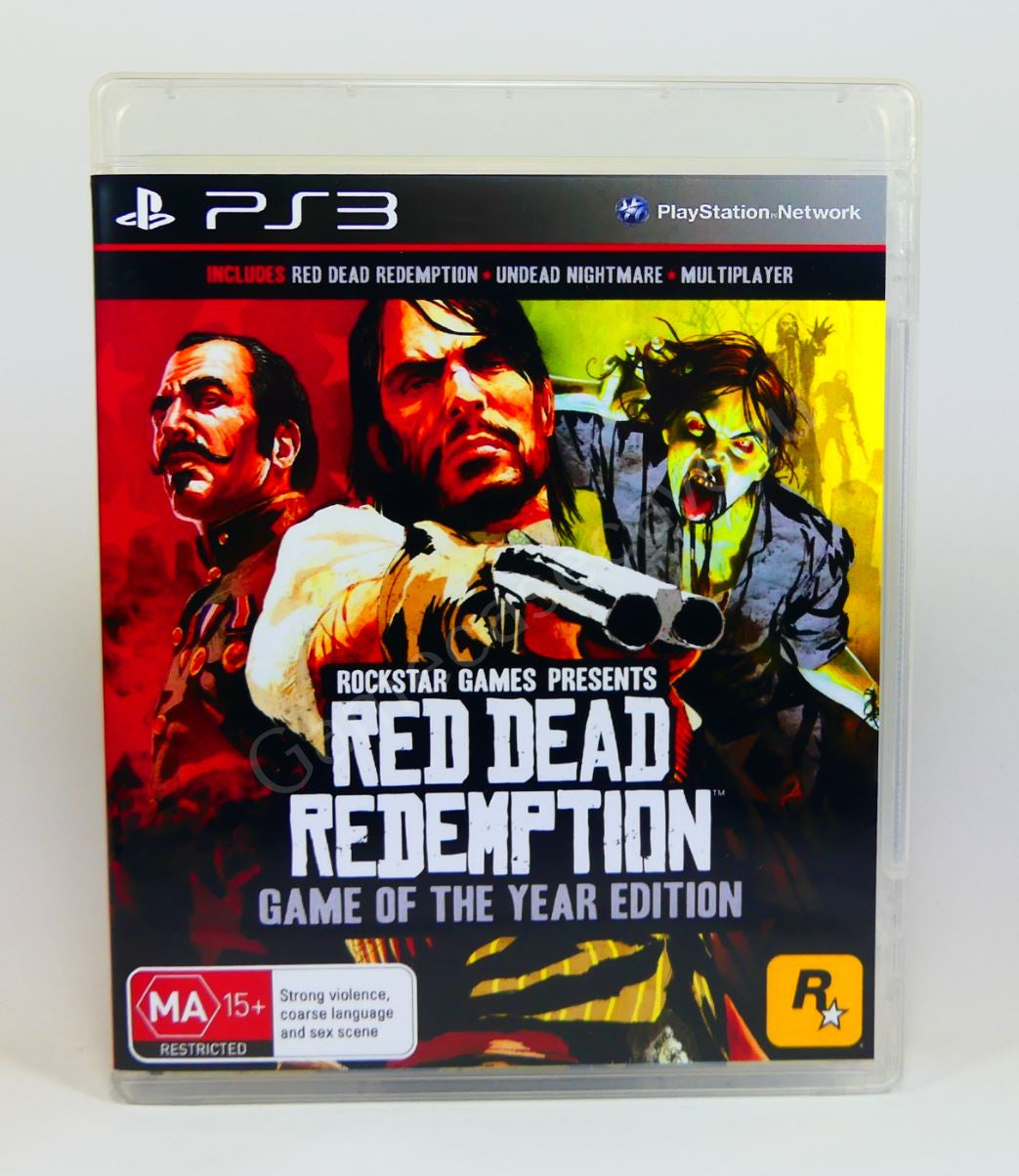 Red Dead Redemption Game of the Year Edition - PS3 Replacement Case