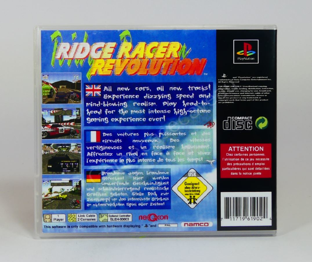 Ridge Racer Revolution - PS1 Replacement Case