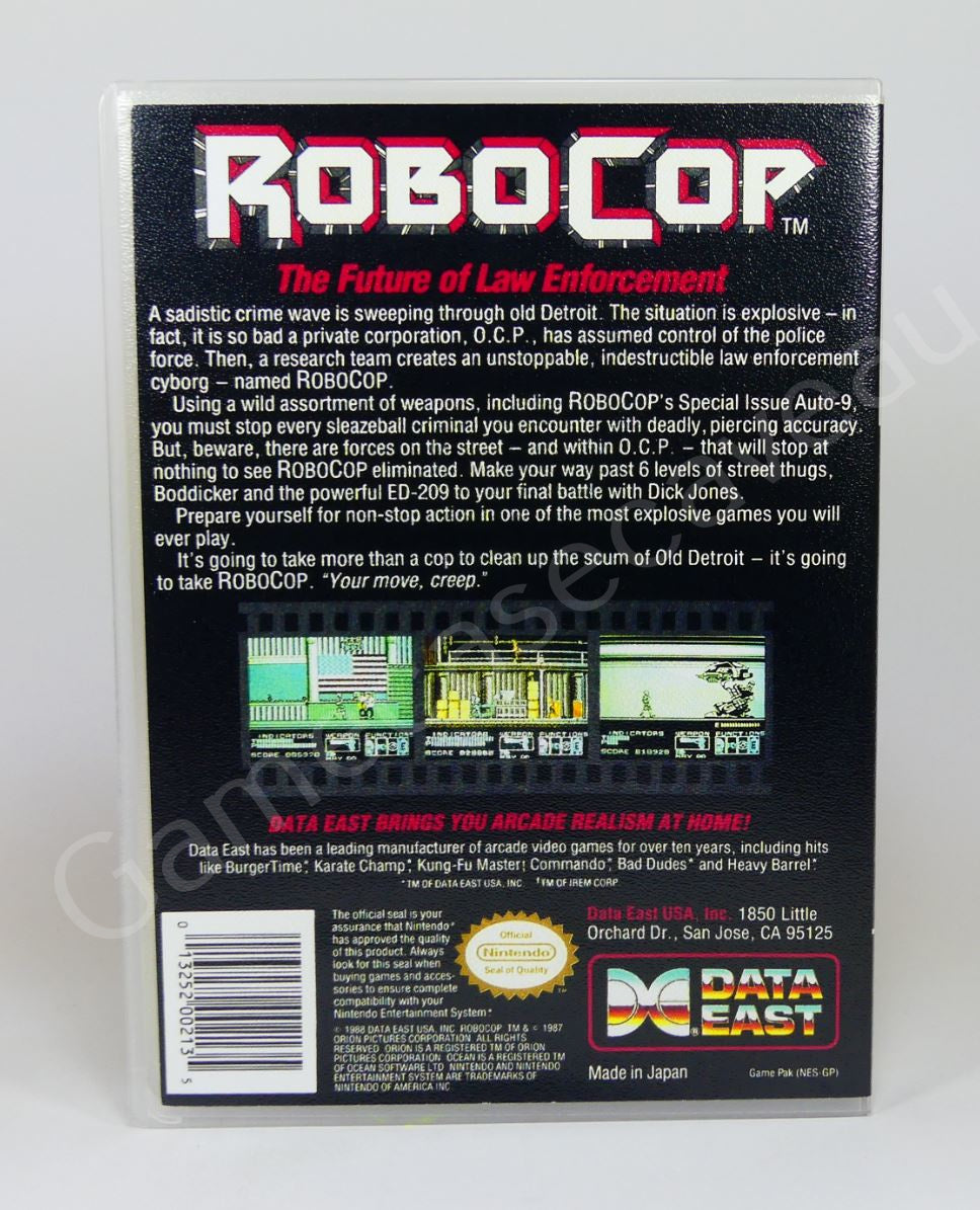 Robocop - NES Replacement Case