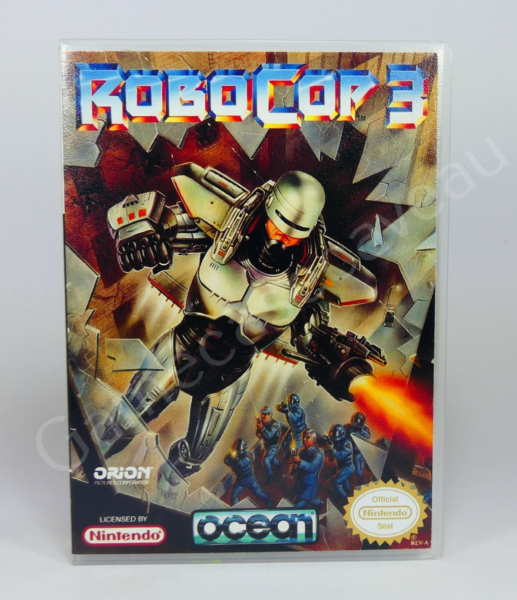 Robocop 3 - NES Replacement Case