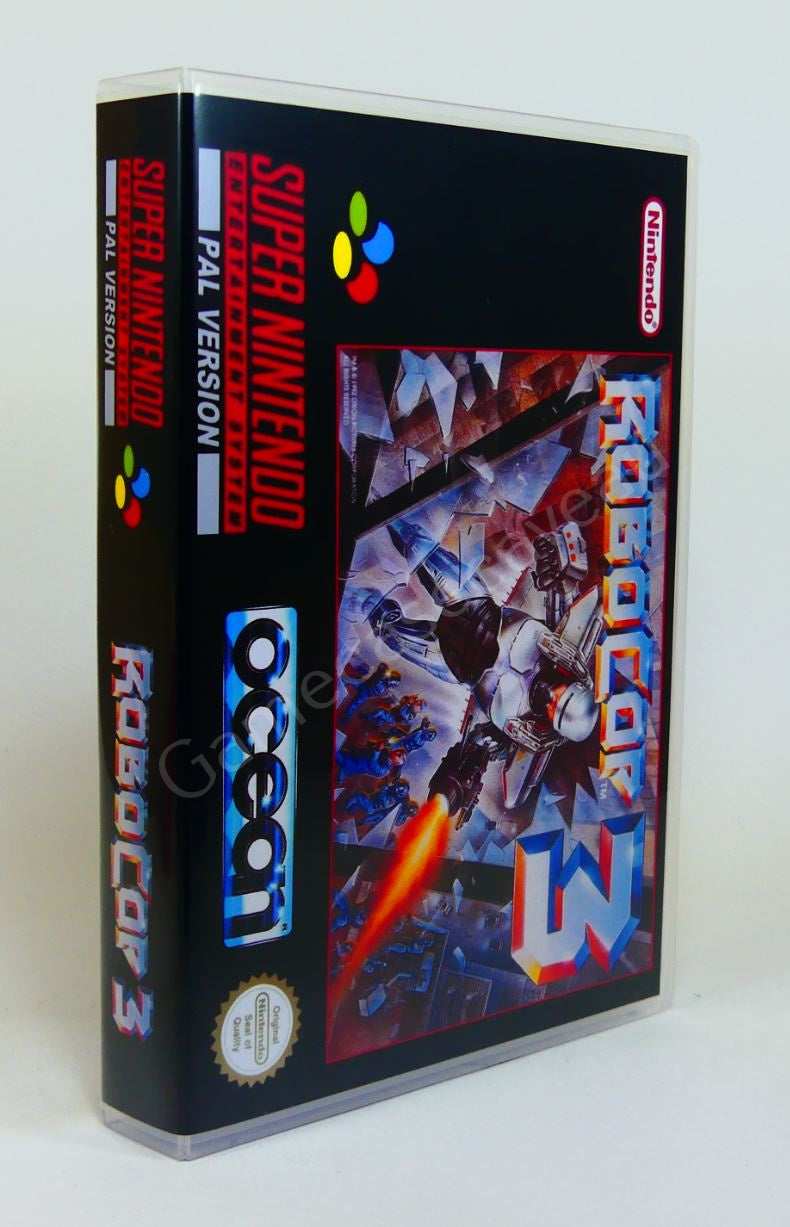 Robocop 3 - SNES Replacement Case