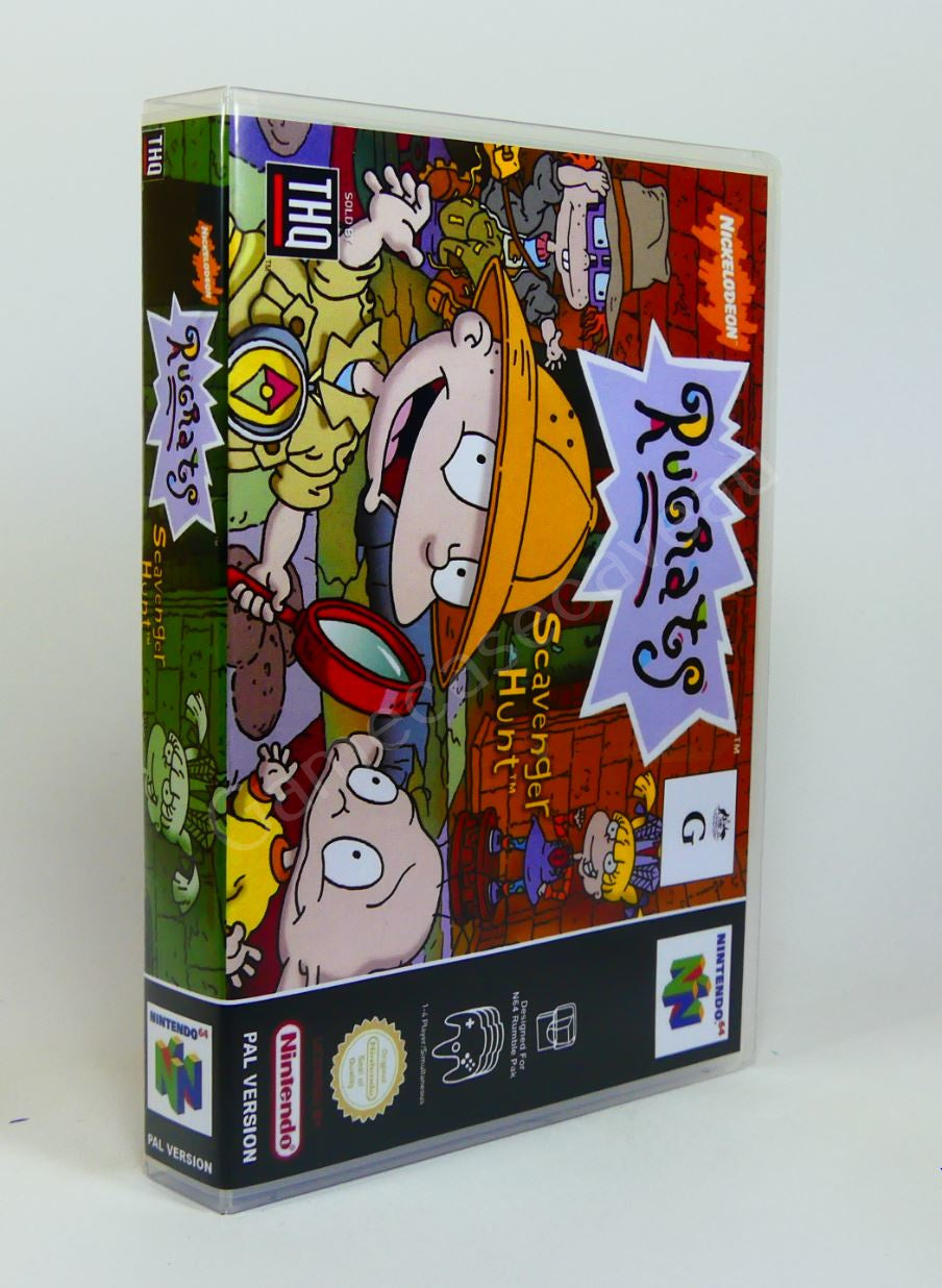 Rugrats Scavenger Hunt - N64 Replacement Case