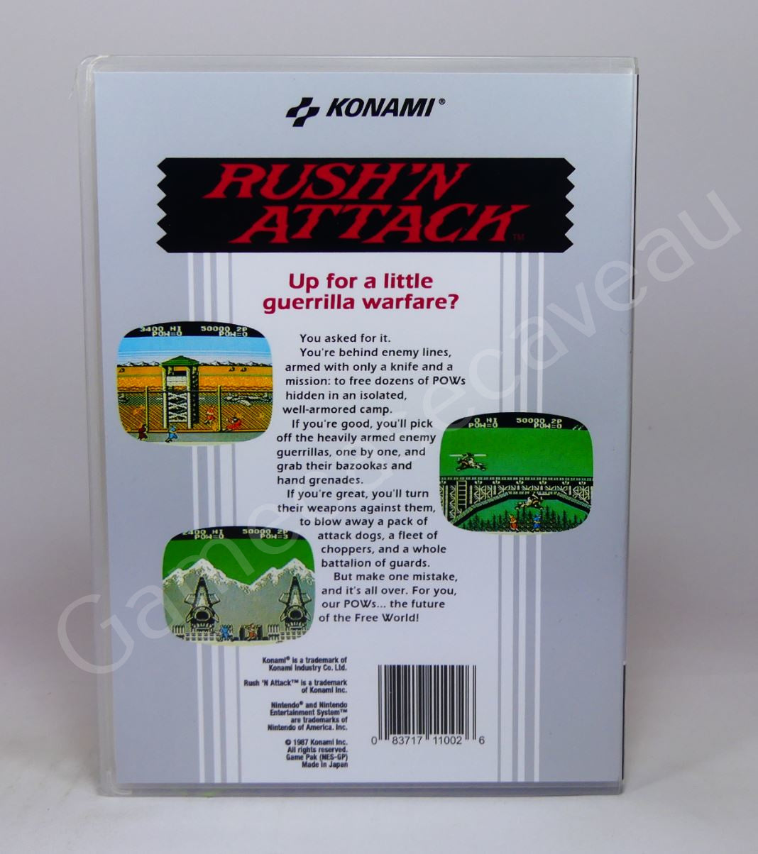 Rush 'n Attack - NES Replacement Case