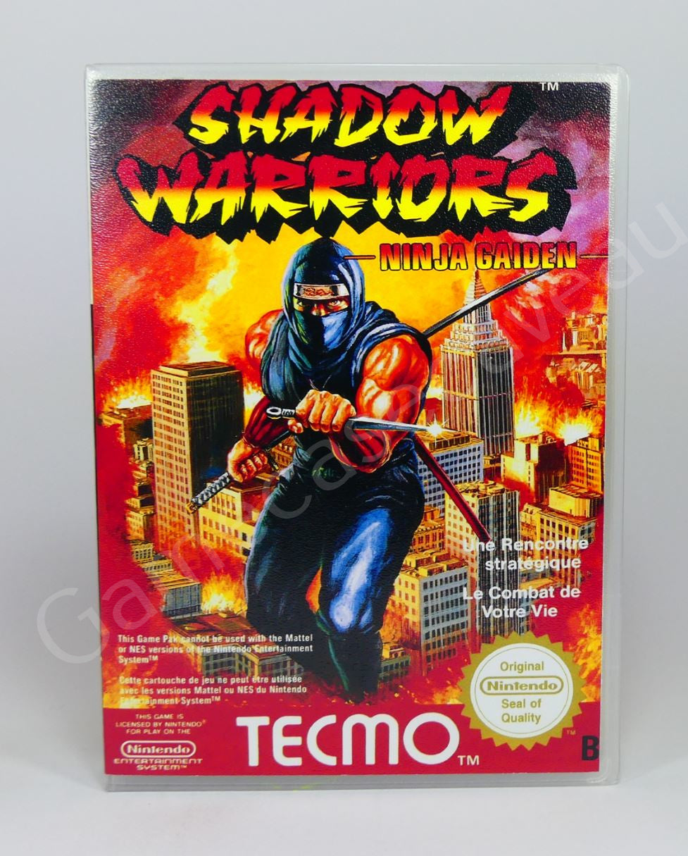 Shadow Warriors - NES Replacement Case