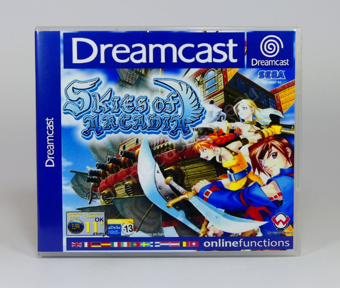 Skies of Arcadia - DC Replacement Case