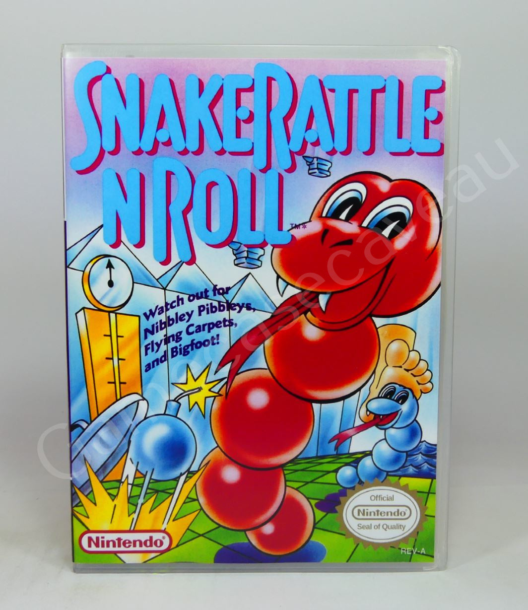 Snake Rattle 'n' Roll - NES Replacement Case