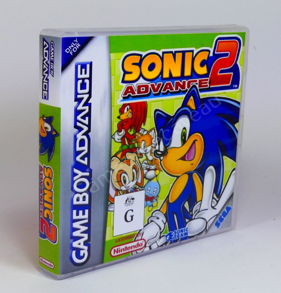 Sonic Advance 2 - GBA Replacement Case