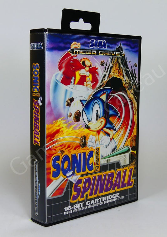 Sonic The Hedgehog Spinball - SMD Replacement Case