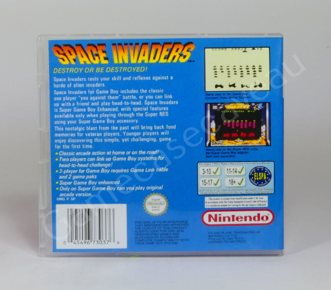 Space Invaders - GB Replacement Case