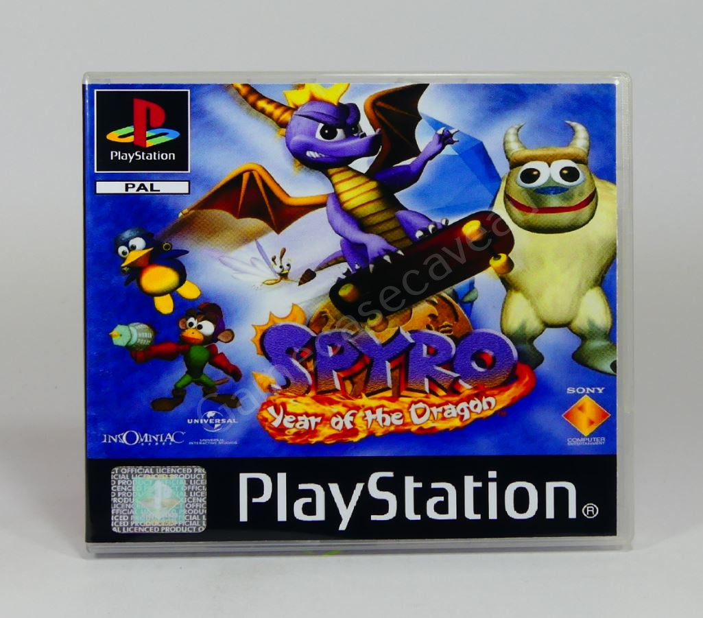 Spyro Year of the Dragon - PS1 Replacement Case