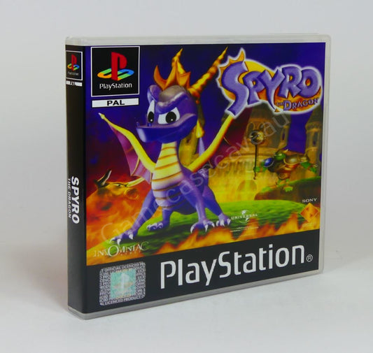 Spyro the Dragon - PS1 Replacement Case