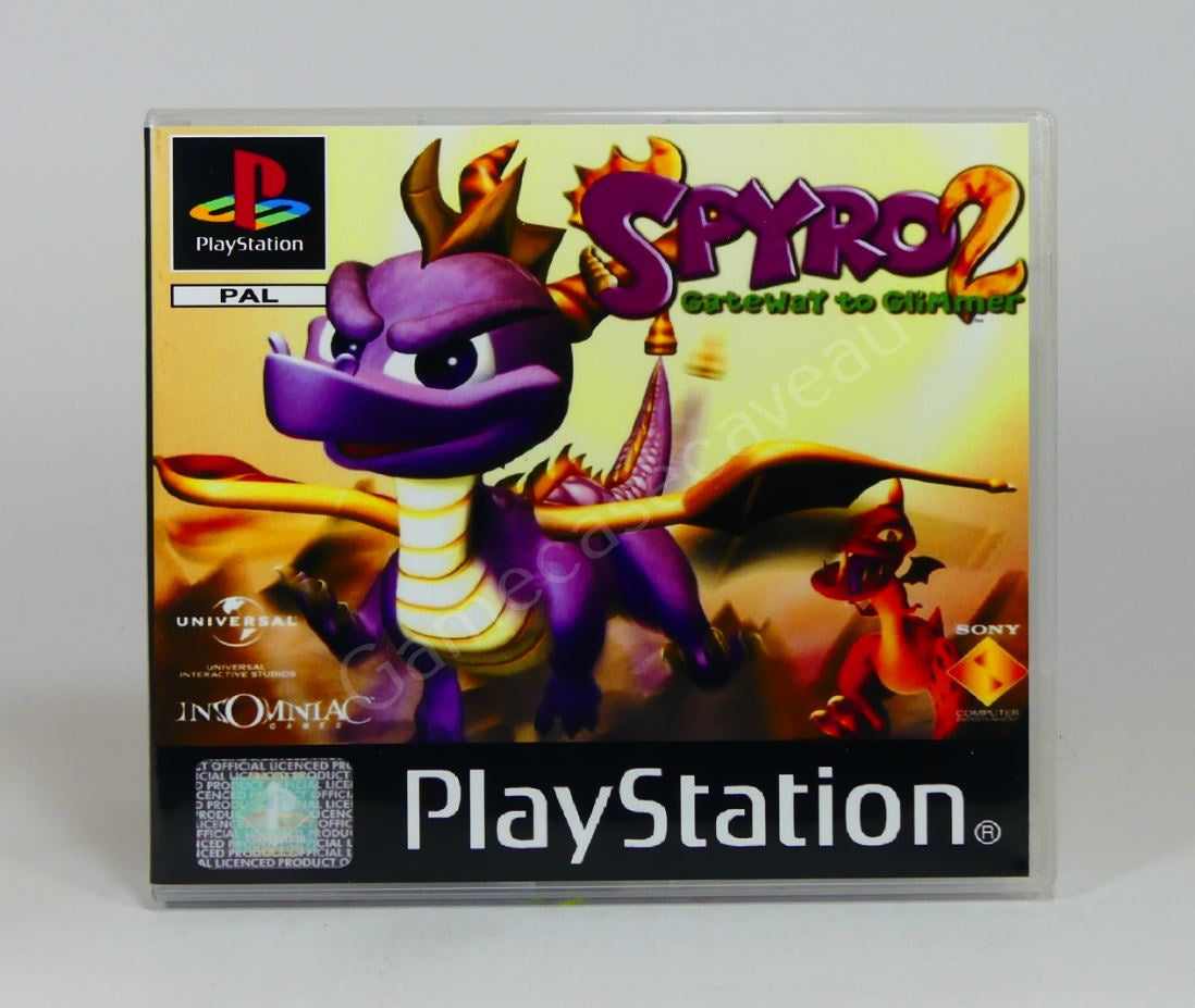 Spyro the Dragon 2 - PS1 Replacement Case