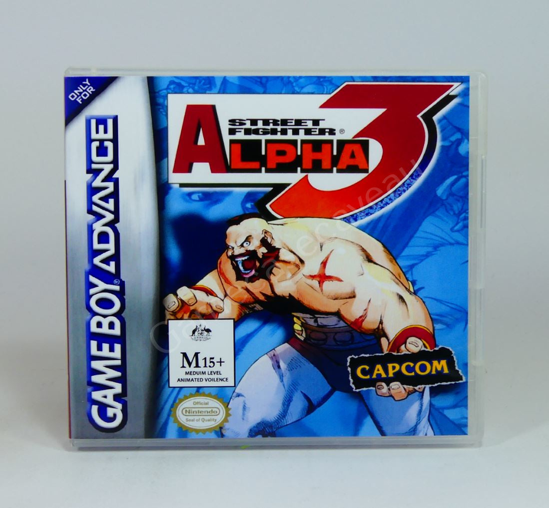 Street Fighter Alpha 3 - GBA Replacement Case