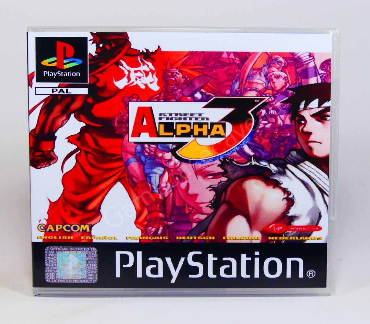 Street Fighter Alpha 3 - PS1 Replacement Case