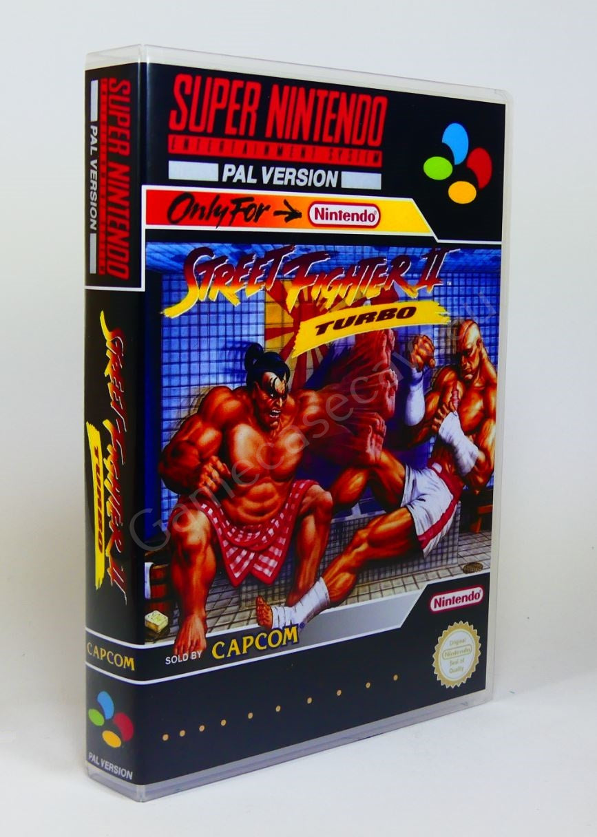 Street Fighter II Turbo - SNES Replacement Case
