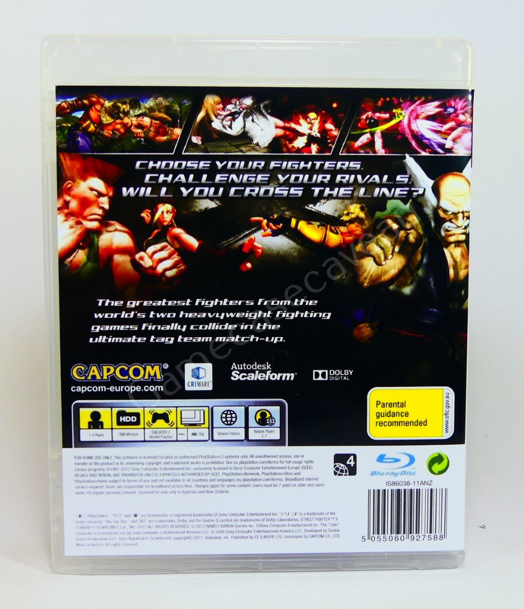 Street Fighter X Tekken - PS3 Replacement Case