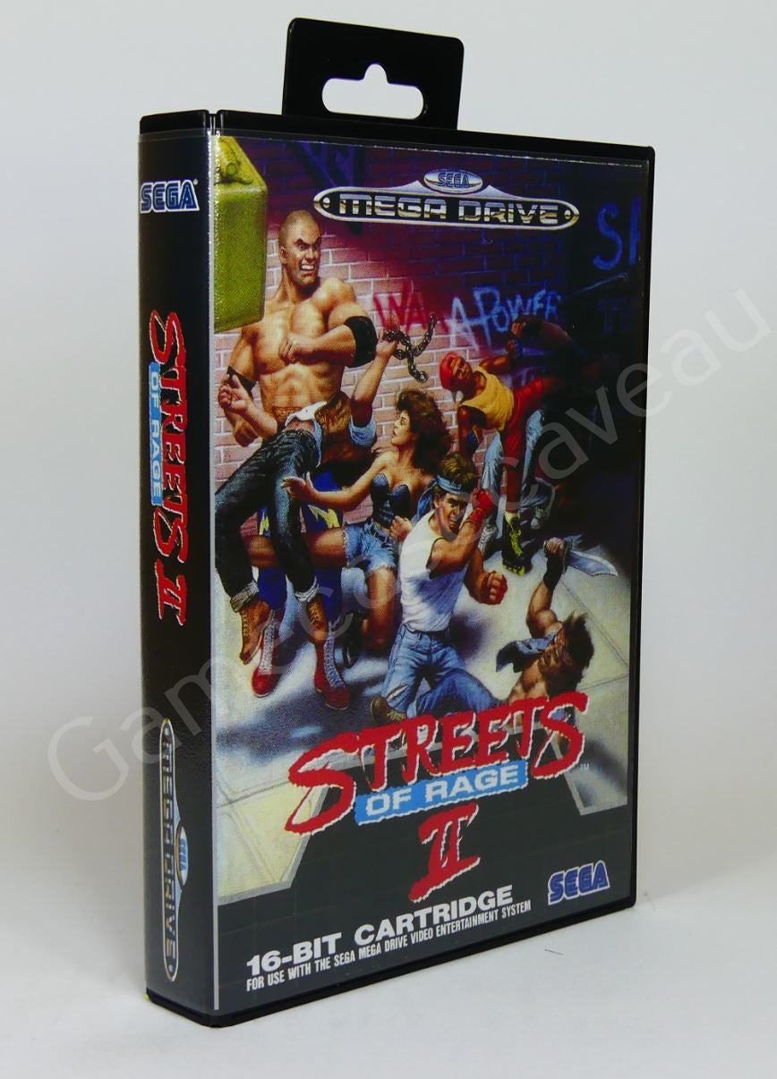 Streets of Rage II - SMD Replacement Case