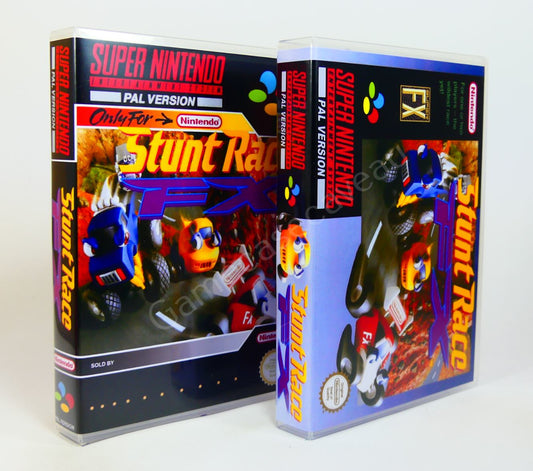 Stunt Race FX - SNES Replacement Case