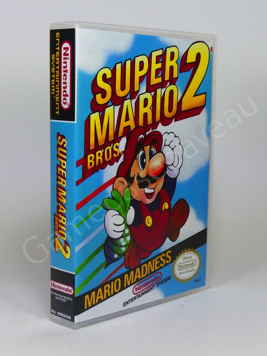 Super Mario Bros 2 - NES Replacement Case