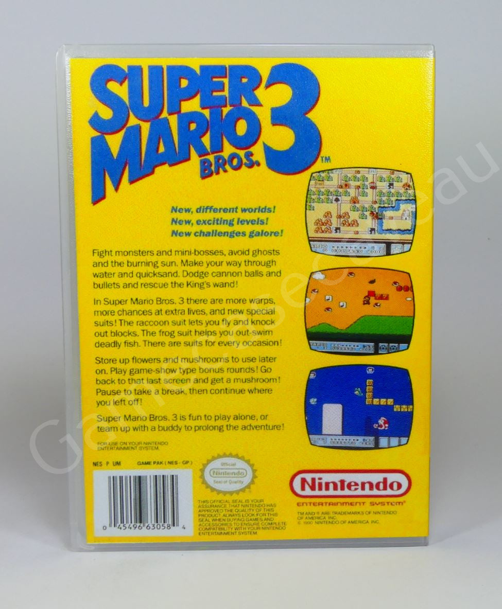 Super Mario Bros 3 - NES Replacement Case