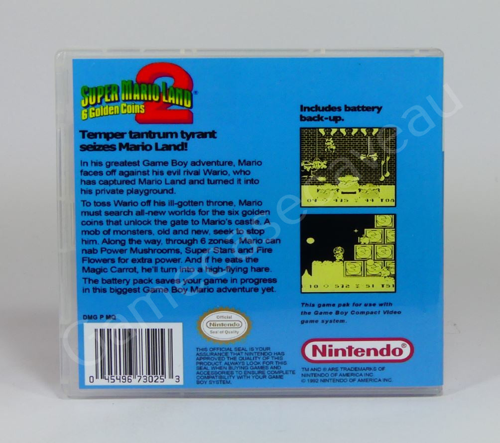 Super Mario Land 2 - GB Replacement Case