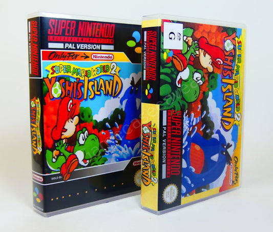 Super Mario World 2 Yoshi's Island - SNES Replacement Case