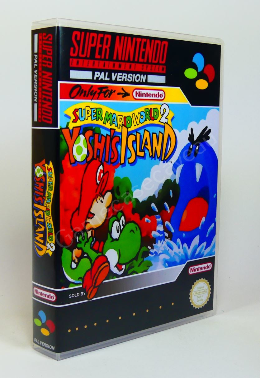 Super Mario World 2 Yoshi's Island - SNES Replacement Case