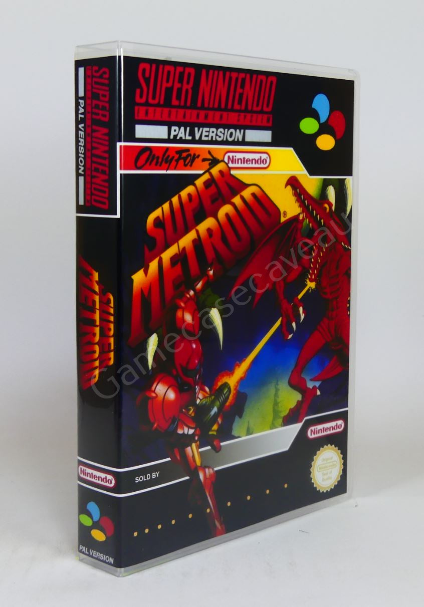 Super Metroid - SNES Replacement Case