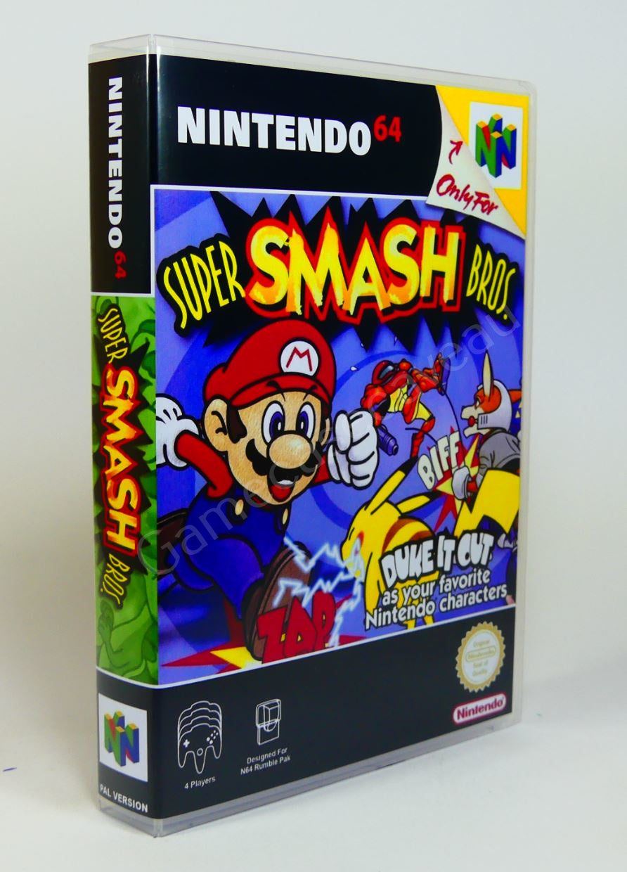 Super Smash Bros - N64 Replacement Case