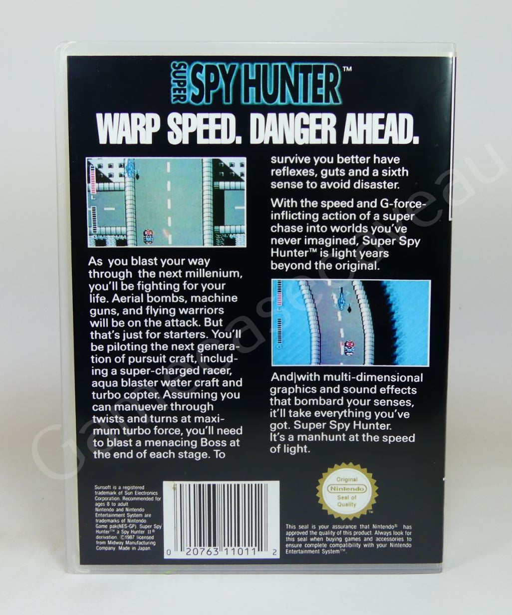 Super Spy Hunter - NES Replacement Case