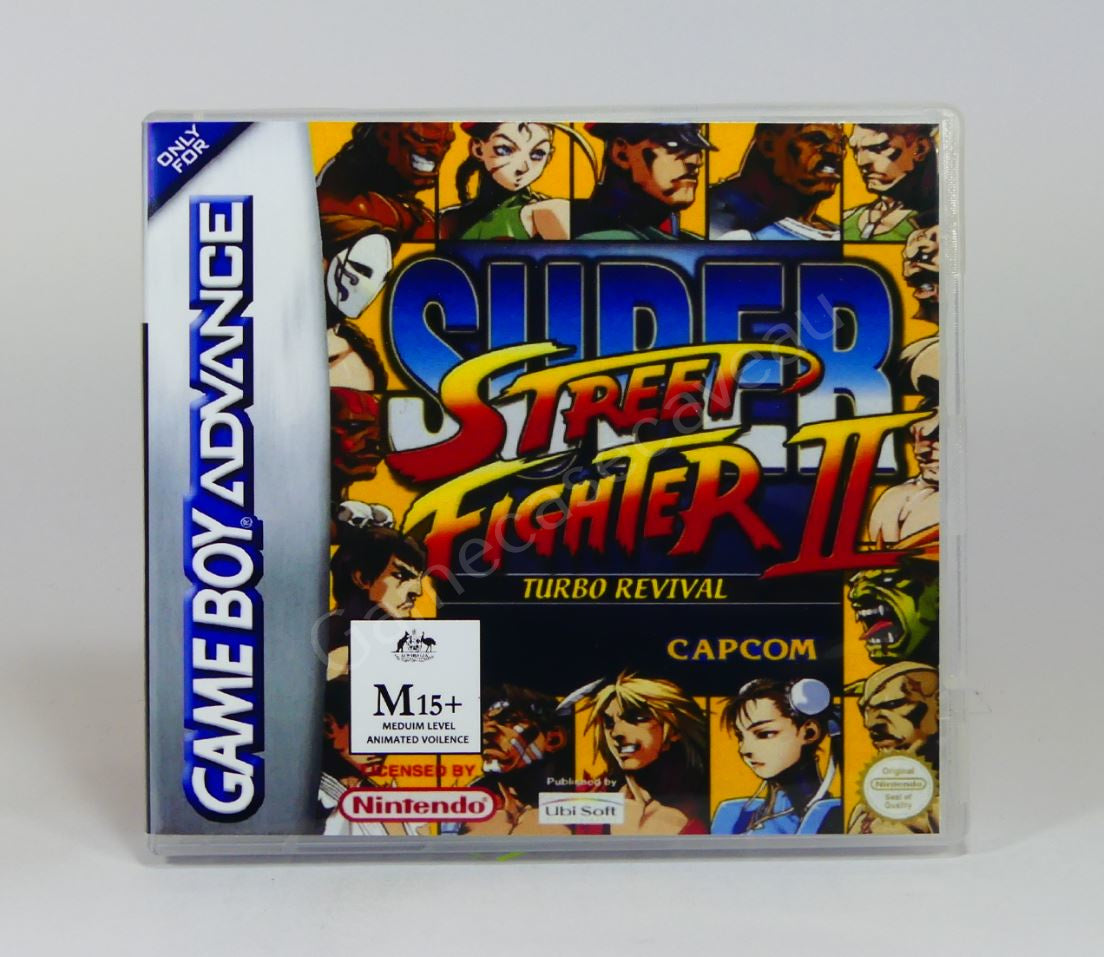 Super Street Fighter II Turbo Revival - GBA Replacement Case