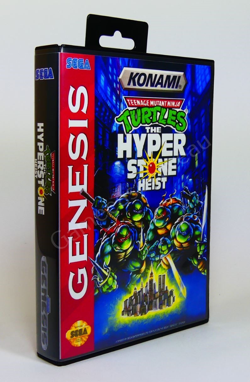 TMNT The Hyperstone Heist - SMD Replacement Case – GameCaseCaveAU