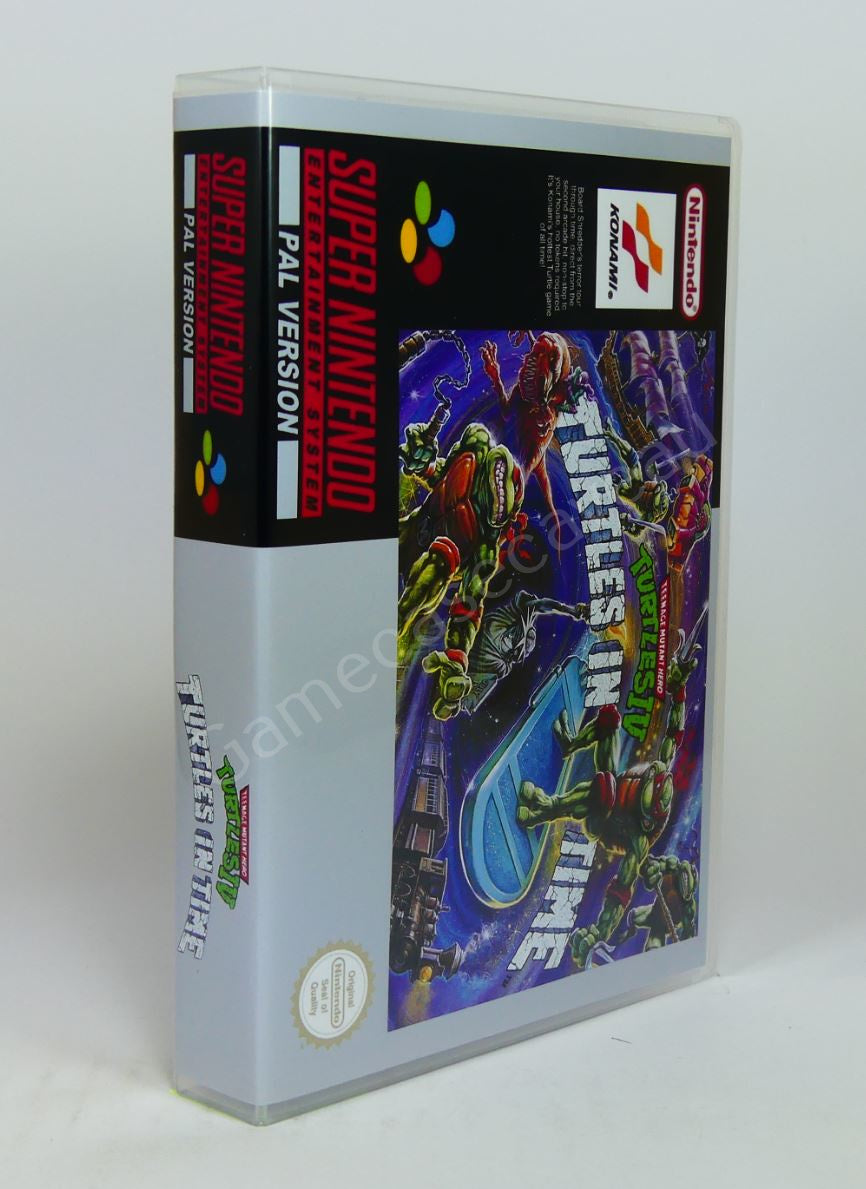 TMNT IV Turtles in Time - SNES Replacement Case