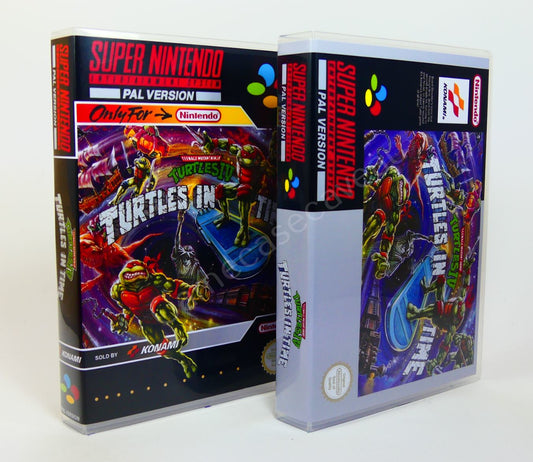 TMNT IV Turtles in Time - SNES Replacement Case