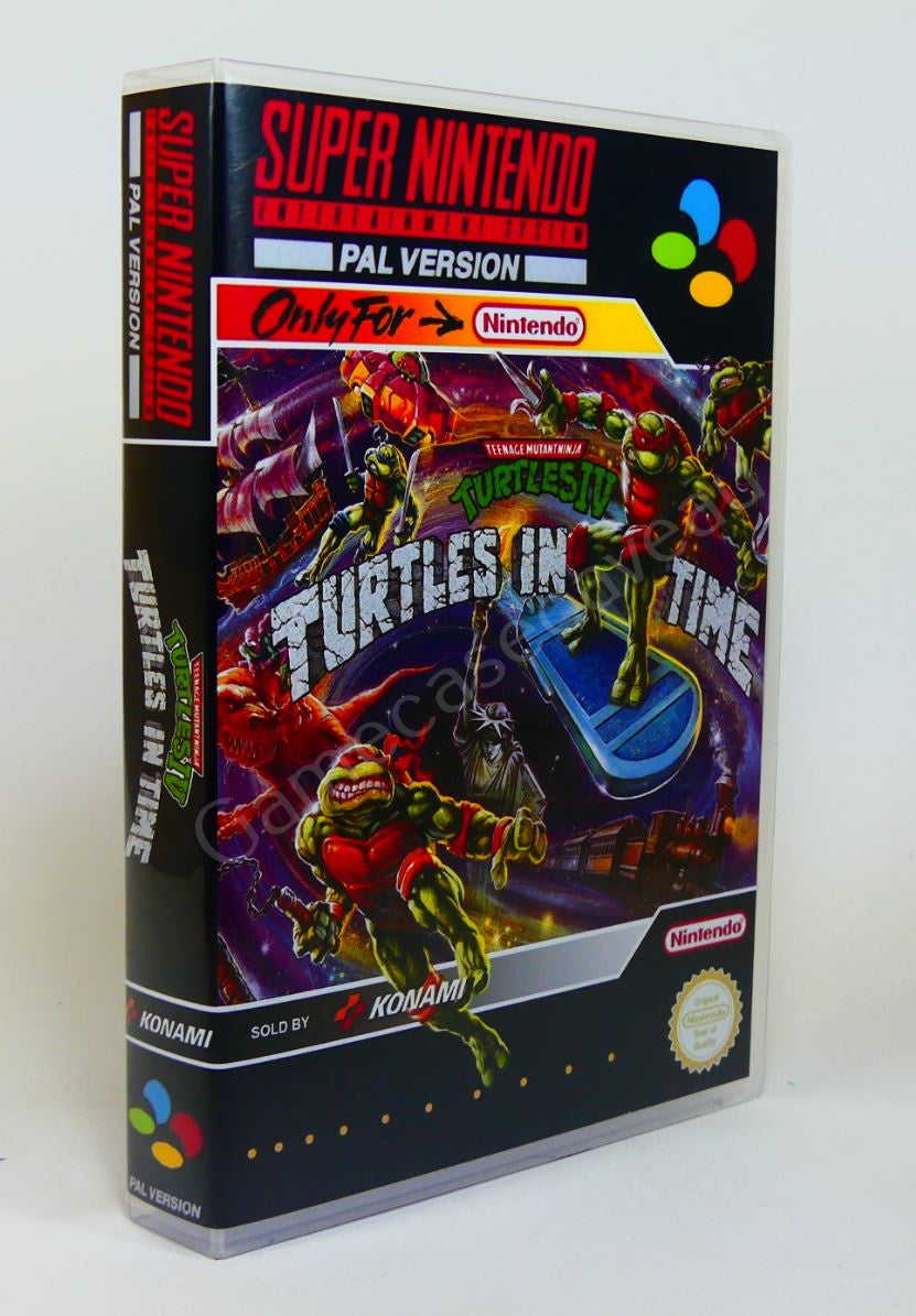 TMNT IV Turtles in Time - SNES Replacement Case