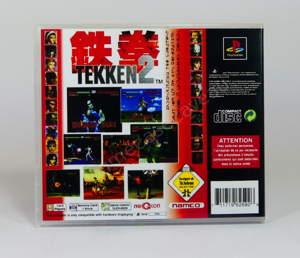 Tekken 2 - PS1 Replacement Case