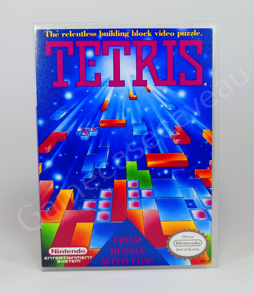 Tetris - NES Replacement Case