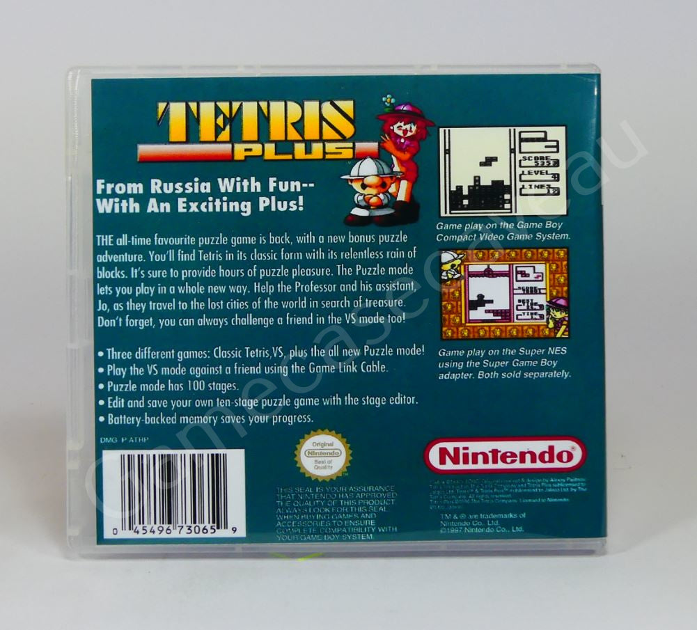 Tetris Plus - GB Replacement Case