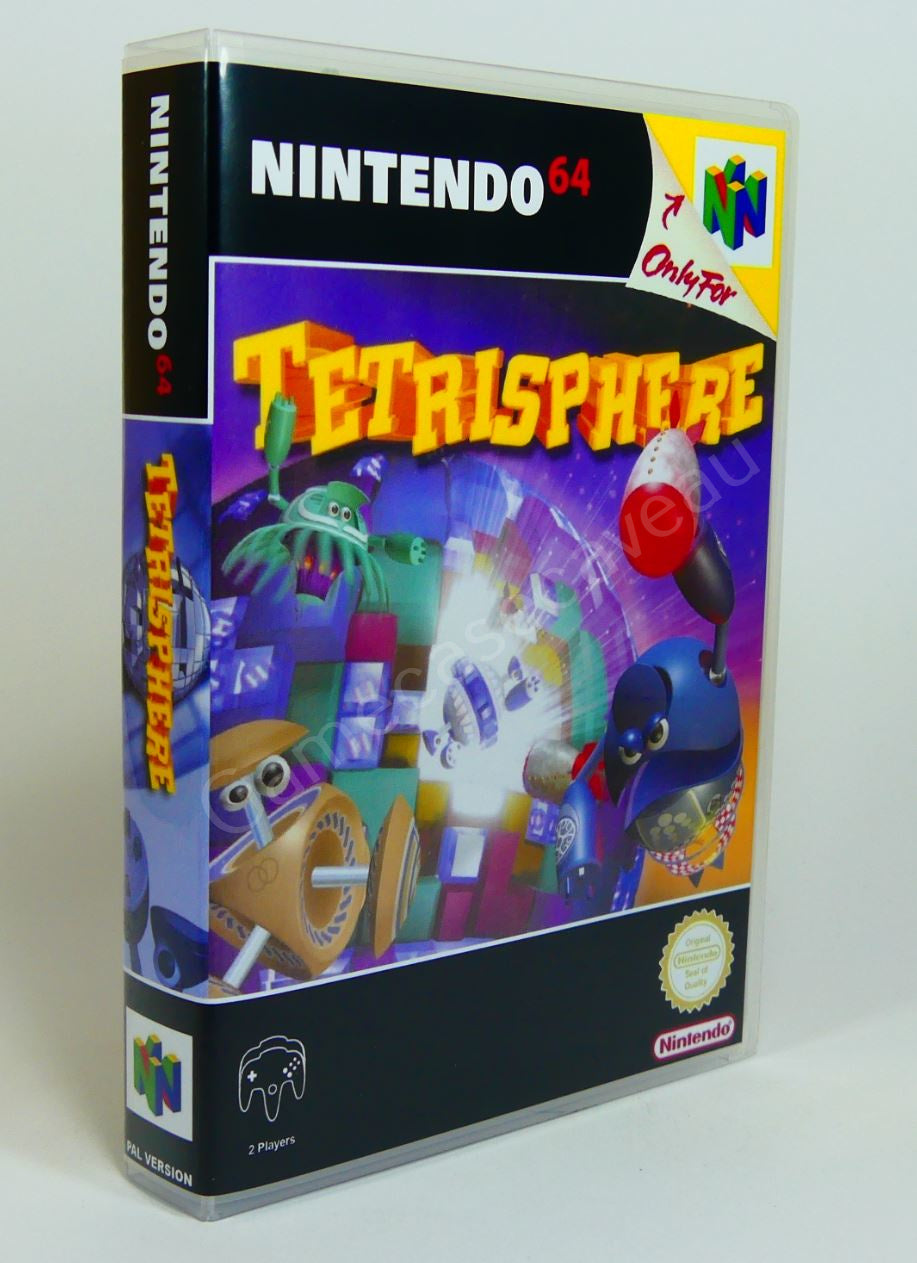 Tetrisphere - N64 Replacement Case