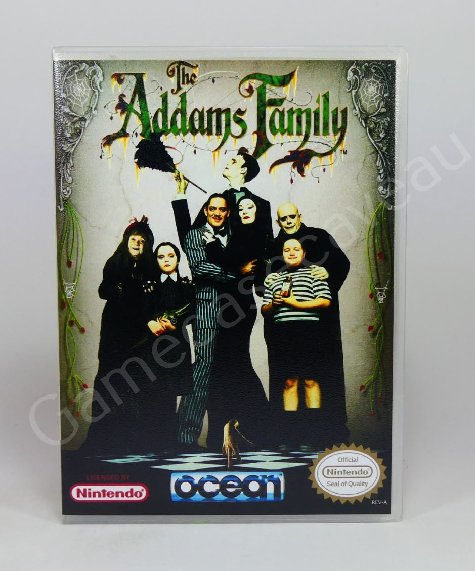 The Addams Family - NES Replacement Case