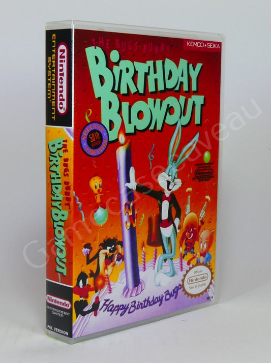 The Bugs Bunny Birthday Blowout - NES Replacement Case