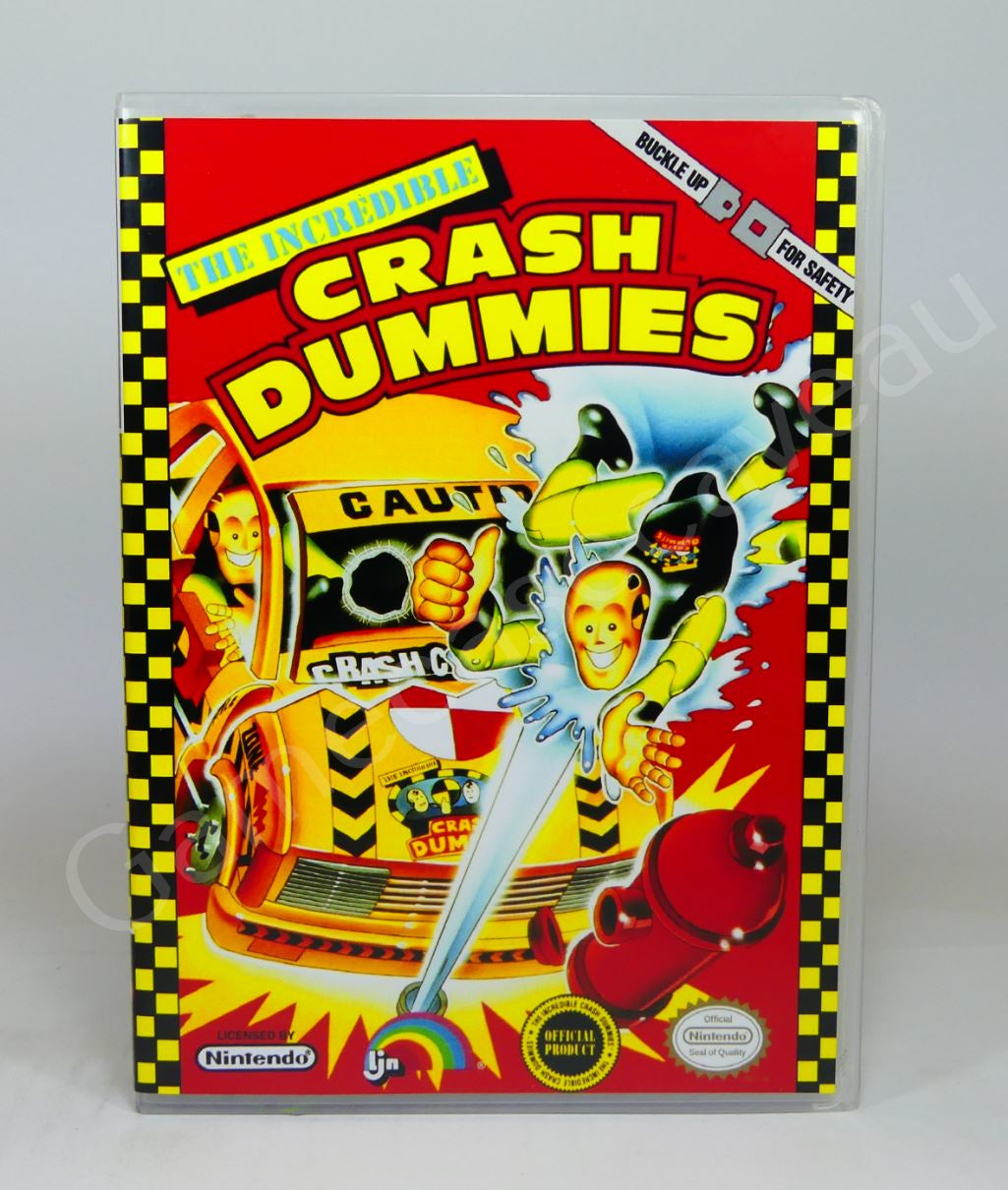 The Incredible Crash Dummies - NES Replacement Case