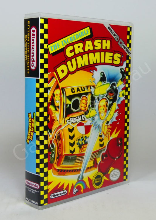 The Incredible Crash Dummies - NES Replacement Case