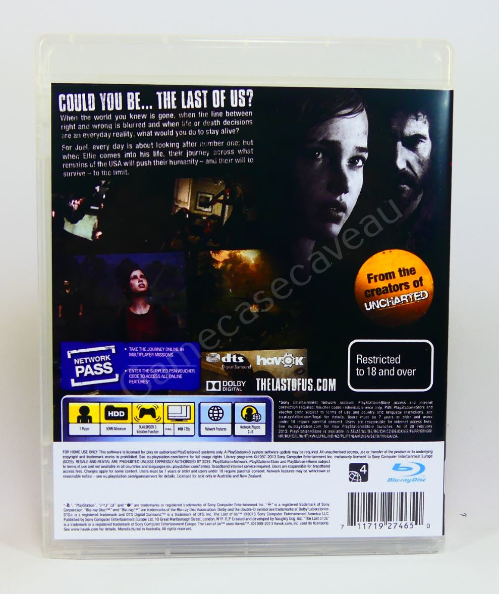 The Last of Us - PS3 Replacement Case