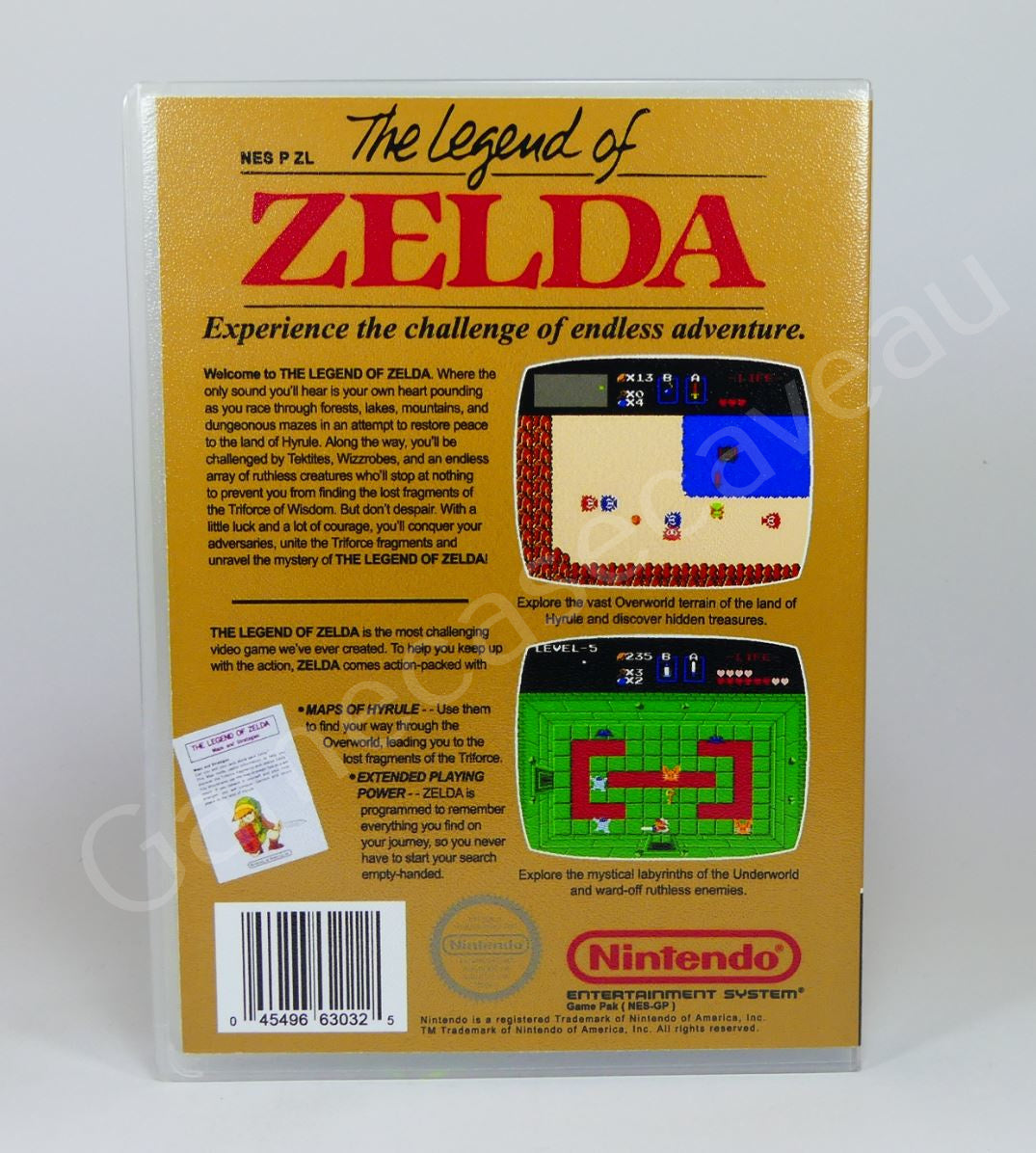 The Legend of Zelda - NES Replacement Case