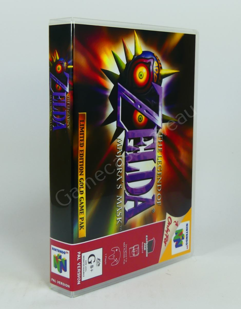 The Legend of Zelda Majora's Mask - N64 Replacement Case