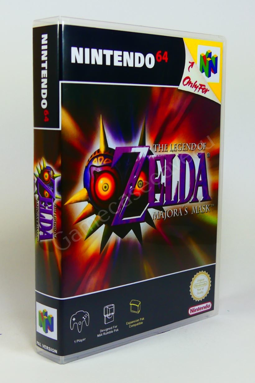The Legend of Zelda Majora's Mask - N64 Replacement Case